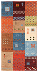 Loribaft Indian Rug Multicolor 139 x 72 cm