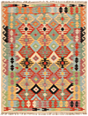 Kilim afghan Multicolor 195 x 150 cm