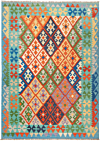 Kilim afghan Multicolor 240 x 168 cm