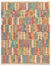 Kilim afghan Multicolor 192 x 149 cm