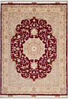 Tabriz Persian Rug Red 202 x 145 cm