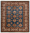 Kazak Fine Rug Blue 196 x 183 cm