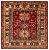 Super Kazak Rug Red 153 x 158 cm