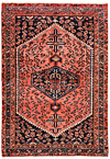 Zanjan Persian Rug Orange 195 x 136 cm
