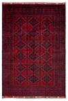 Khal Mohammadi Afghan Rug Red 299 x 206 cm