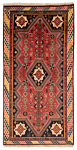 Shiraz Persian Rug Red 192 x 98 cm
