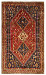 Shiraz Qashqai Persian Rug Red 286 x 175 cm