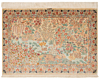 Qom Silk Persian Rug Beige-Cream 114 x 79 cm