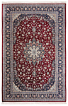 Kashan Silk Moradi Persian Rug Red 306 x 197 cm