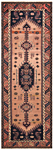 Hamedan kamseh Persian Rug Beige-Cream 315 x 110 cm
