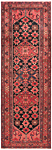Hamedan Taleghan Persian Rug Black 315 x 105 cm
