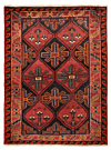 Hamedan Persian Rug Black 210 x 157 cm