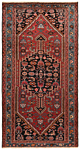 Zanjan Kamseh Persian Rug  Red 197 x 101 cm