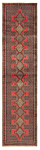 Senneh Persian Rug Red 368 x 91 cm