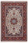 Isfahan Persian Rug White 306 x 204 cm