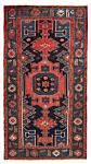 Zanjan Taroum Persian Rug Night Blue 193 x 101 cm