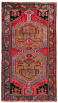 Zanjan Kamseh Persian Rug Red 195 x 105 cm