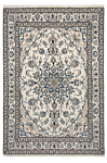 Moud With Silk Persian Rug White 240 x 165 cm
