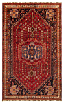 Shiraz Qashqai Persian Rug Red 253 x 159 cm