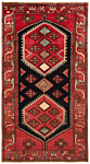 Hamedan Persian Rug Black 187 x 103 cm