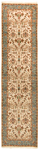 Tabriz Indian Rug Beige-Cream 310 x 78 cm