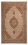 Tabriz Indian Rug Beige-Cream 314 x 201 cm