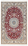 Nain 9La Persian Rug Red 212 x 132 cm