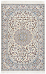Nain 9La Persian Rug Beige-Cream 215 x 143 cm