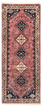 Abadeh Persian Rug Pink 187 x 75 cm