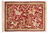 Qom Silk Persian Rug Red 91 x 60 cm