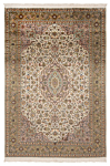 Chinese Silk Carpet Beige-Cream 276 x 186 cm