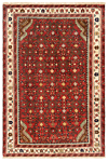 Hamedan Persian Rug Red 154 x 105 cm