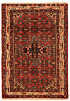 Hamedan Persian Rug Red 145 x 103 cm