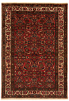 Hamedan Roudbar Persian Rug Red 149 x 105 cm