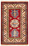Kazak Fine Rug Red 96 x 62 cm