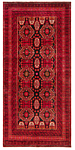 Balouch Pakistan Rug Red 186 x 88 cm