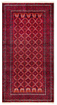 Balouch Pakistan Rug Red 187 x 100 cm