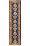 Kazak Rug Blue 299 x 80 cm