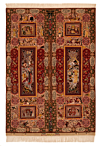 Isfahan Samavi Persian Rug Beige-Cream 260 x 185 cm