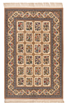 Isfahan Mansouri Persian Rug Beige-Cream 227 x 149 cm