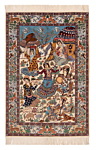 Isfahan Meysami Persian Rug Beige-Cream 162 x 109 cm