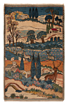 Kashan Persian Rug Multicolor 159 x 104 cm