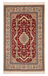 Isfahan Mansouri Persian Rug Red 234 x 145 cm