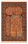 Isfahan Saidi Persian Rug Orange 323 x 219 cm