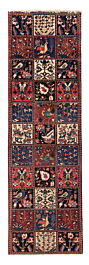 Tapis Ancien Bakhtiar Fait Main 3,20 X 2,10 M - Laine 100% - Multicolore - TBE