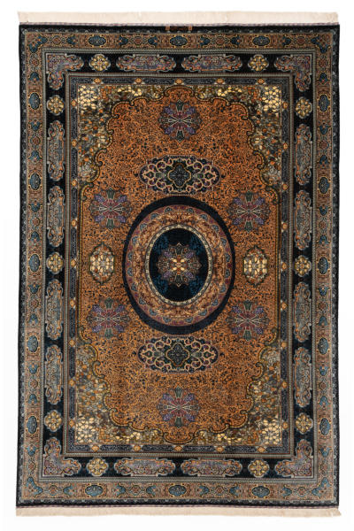 Ghom Perserteppich aus reiner Seide