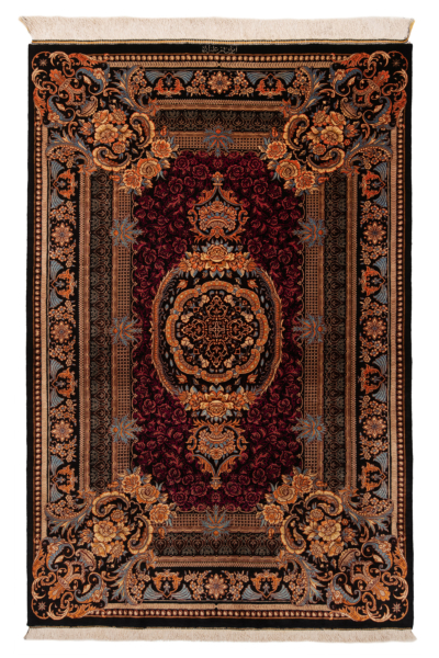 Ghom Perserteppich aus reiner Seide