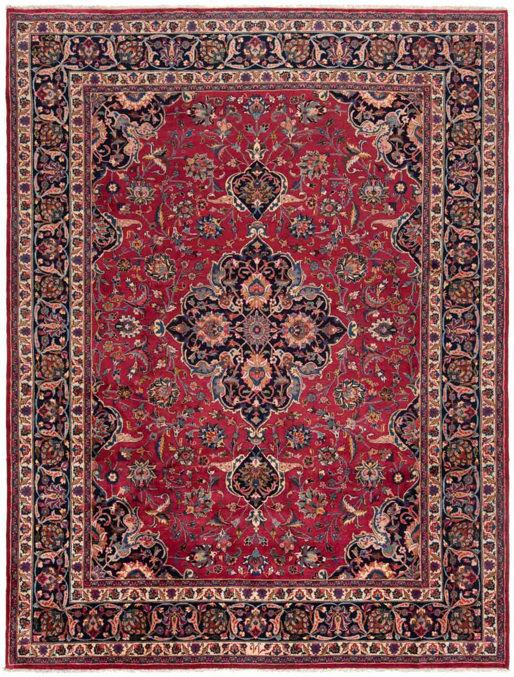 Mashhad Persian Rug Red 400 x 300 cm