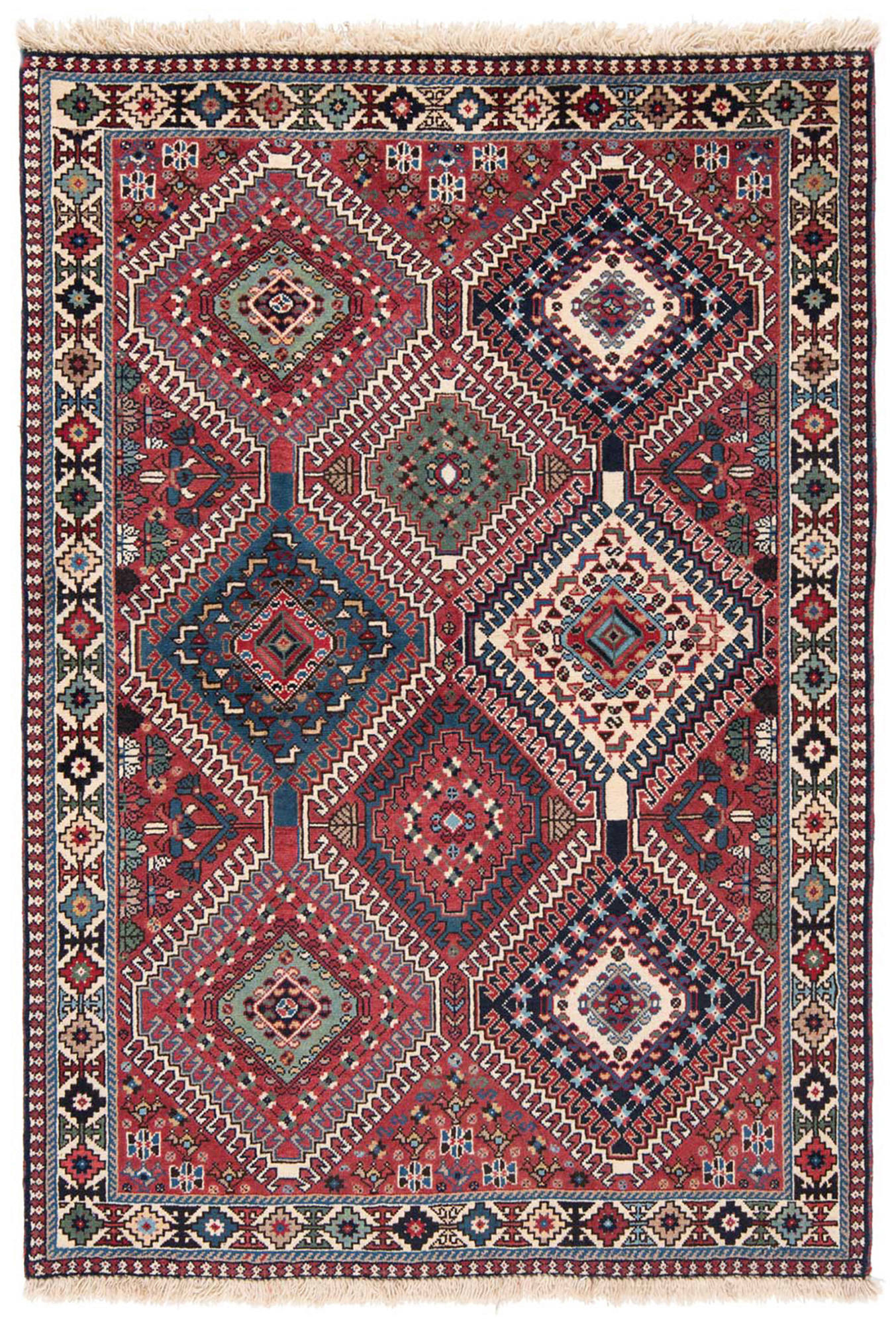 Yalameh Persian Rug Red 145 x 100 cm