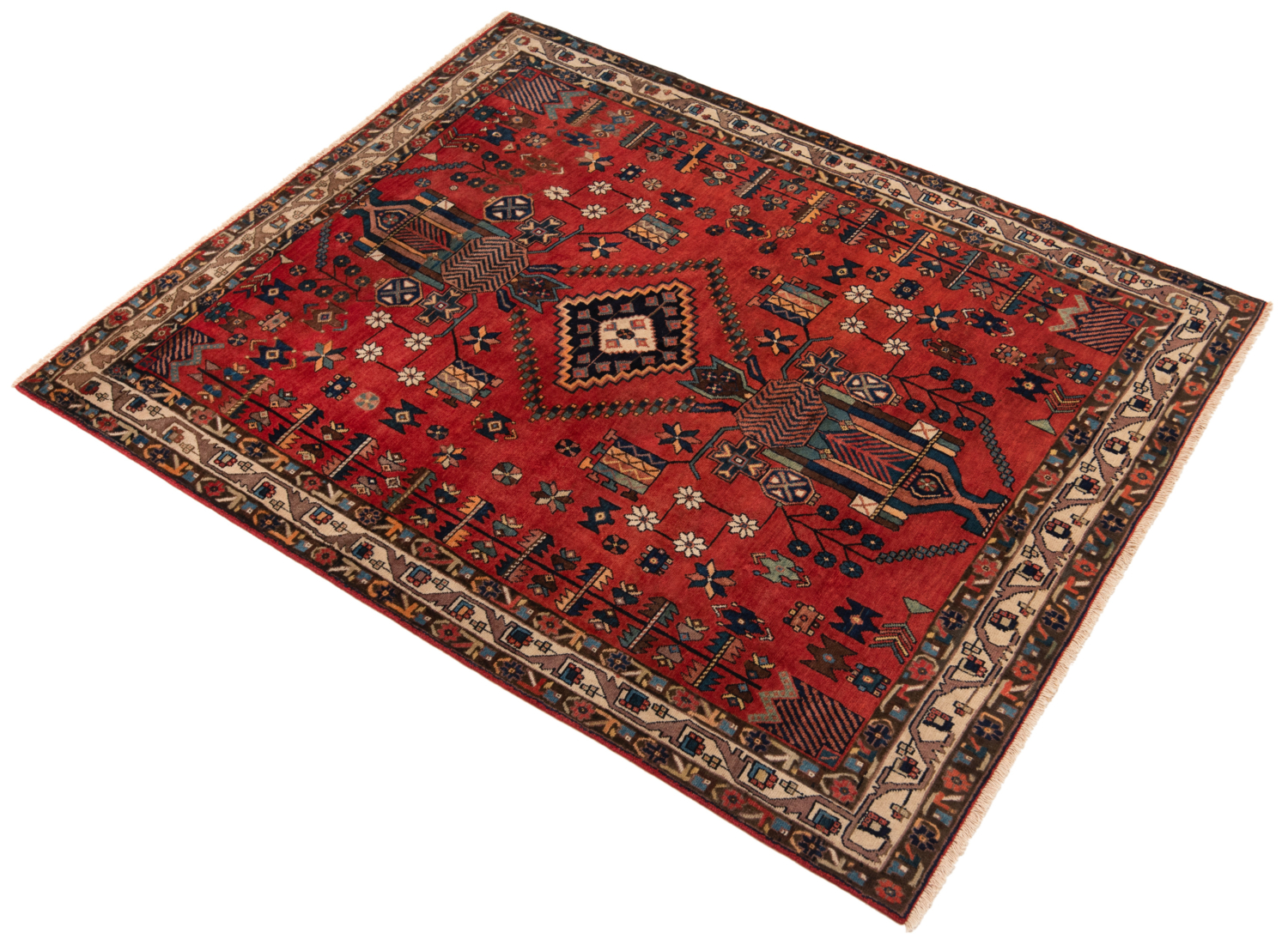 Tapis persan HAMADAN noué main laine. Iran. 170x93 cm (Gebraucht) in